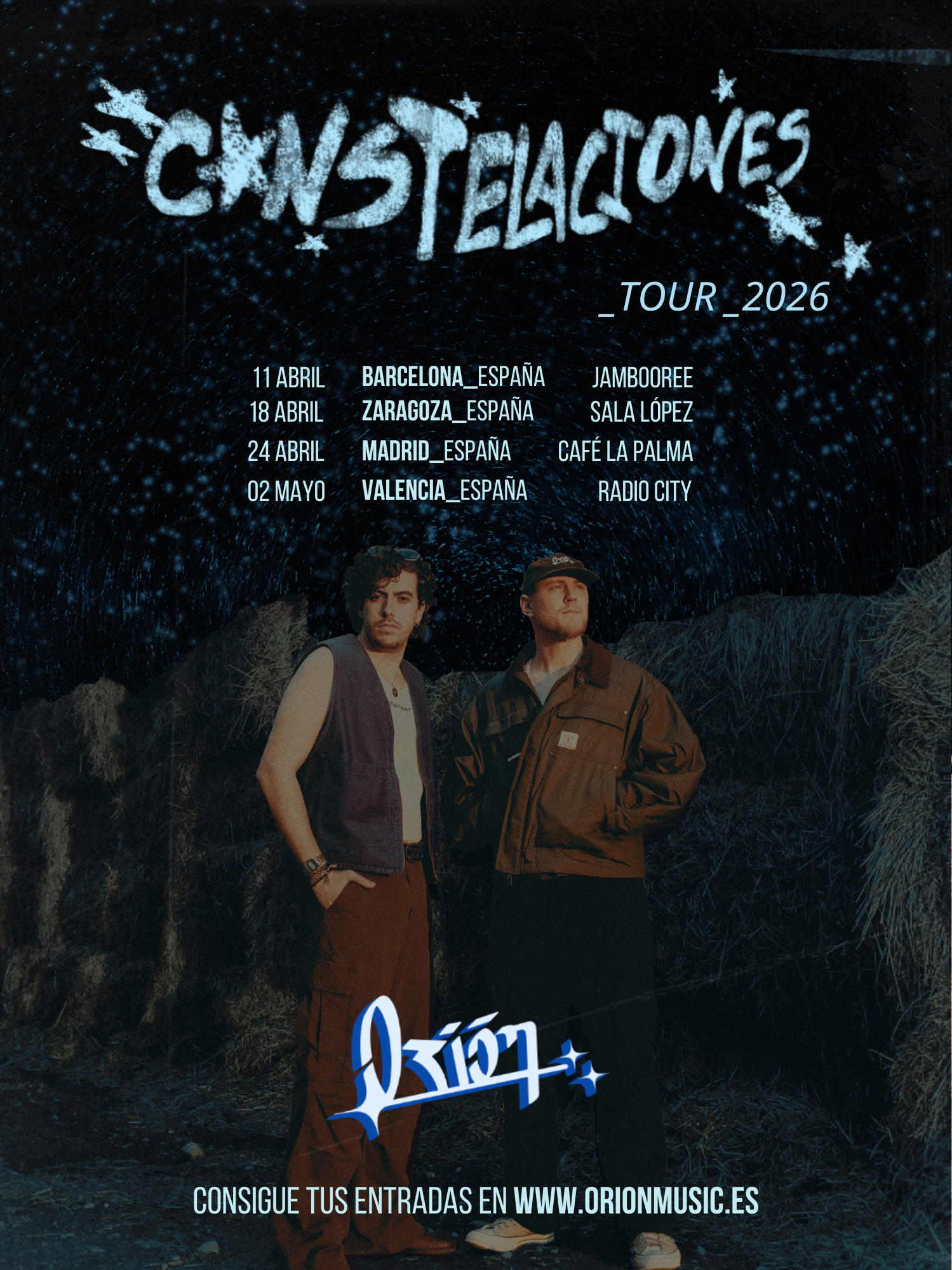 Cartel Oficial Constelaciones Tour